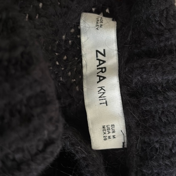 Zara Cozy Oversized Wool Knit Cardigan Button Down - Picture 4 of 5